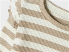 Name It pure cashmere/cloud dancer stribet top